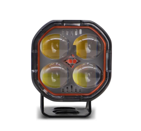 4smd LED Dual Color Motorcycle Headlights