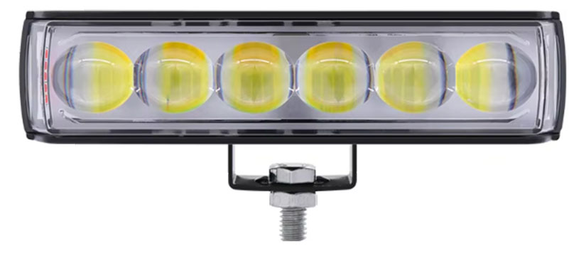 6lens 3 Sides 6 Modes Motorcycle Spotlights