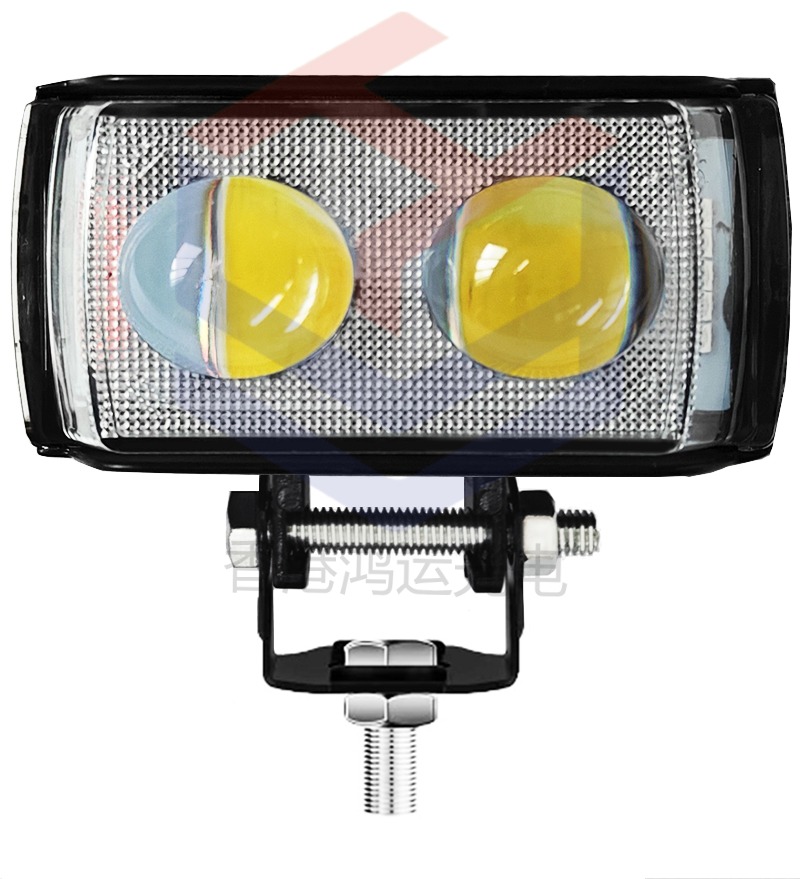 2lens 3 Sides 6 Modes Motorcycle Spotlights